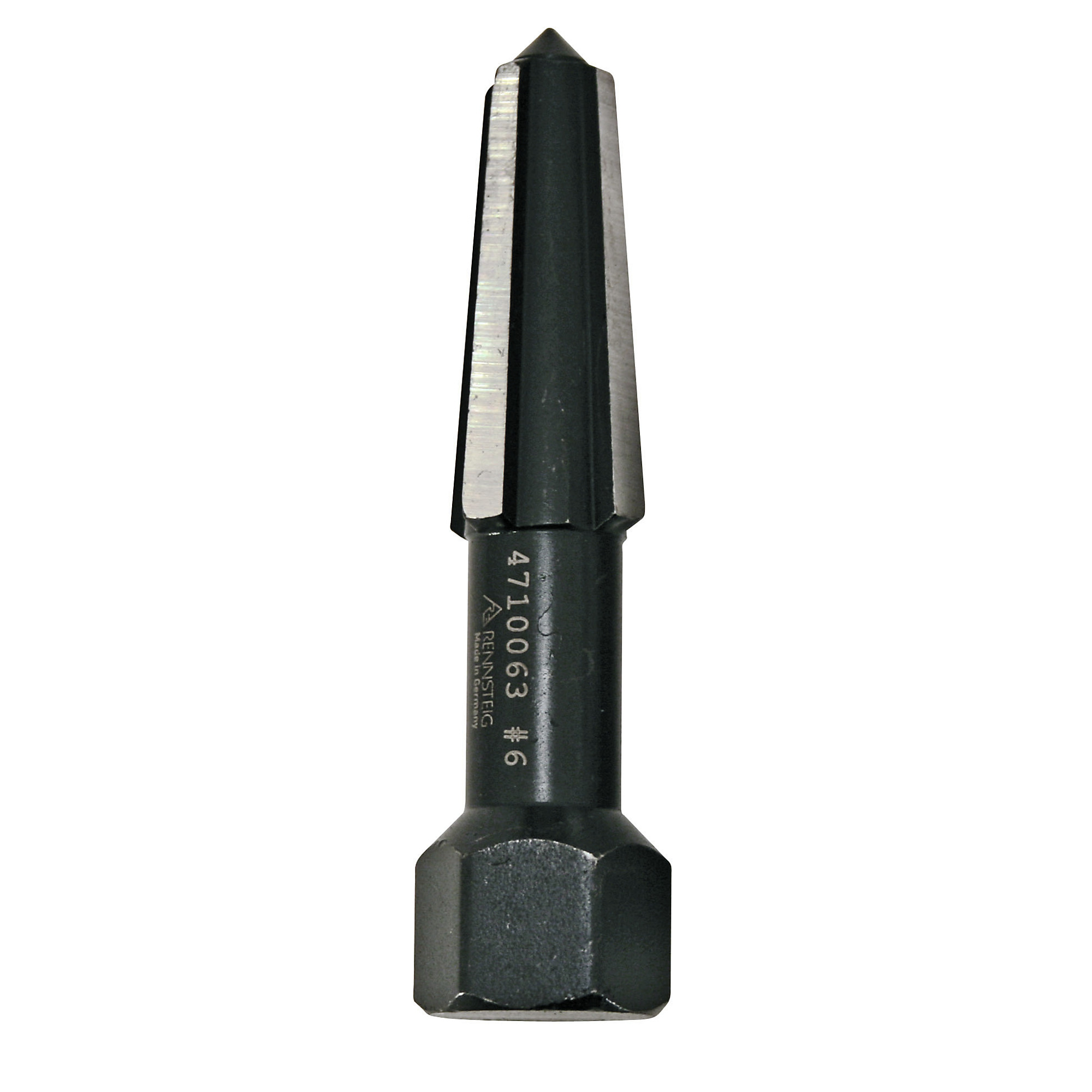 KNIPEX Screw Extractor, 3.75in., Size 6, Double-Edged, Steel, Model# 9R 471 006 3
